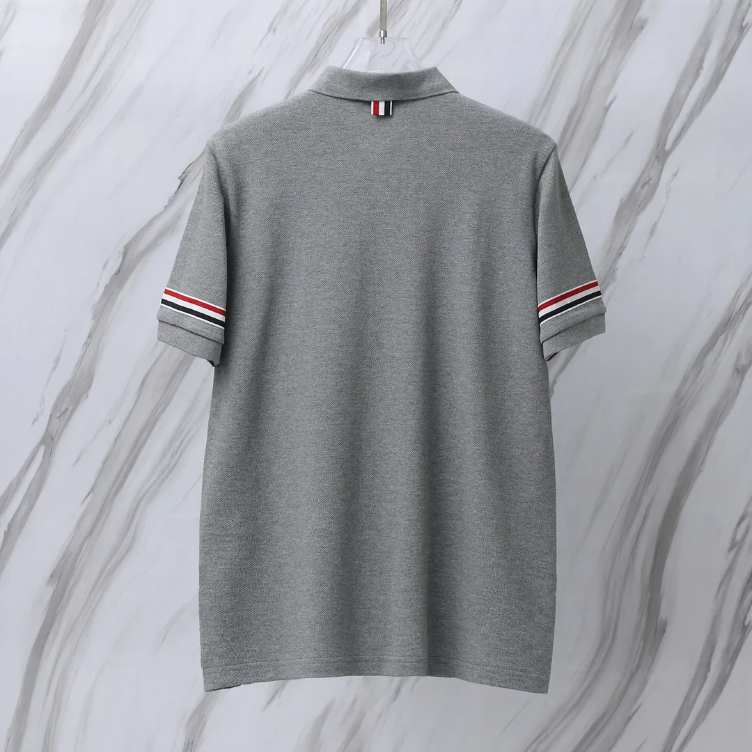 ：T 007（TB POLO ） THOM BROWNE TB 260 POLO 260 Authentic Authentic Factory Quality Same Style + Authentic Size：0/1/2/3/4 ：White/Black/Navy Blue/Gray